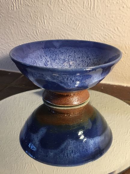 Bowl blue glaze